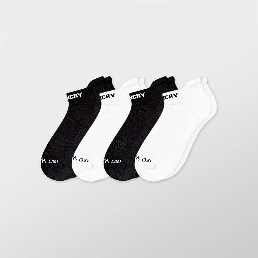Ankle 3.0 - Black & White 4 Pack