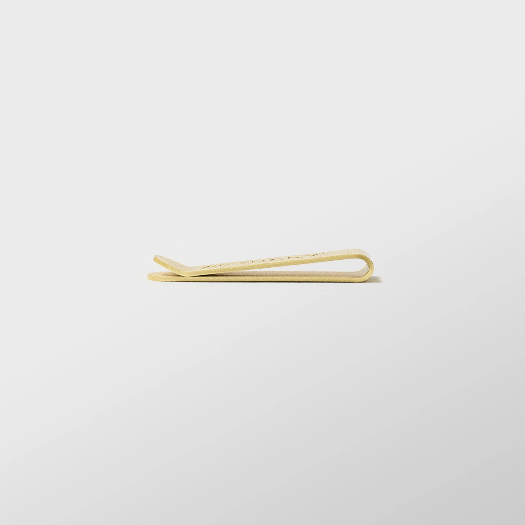 Pretty Much Broke® Stamped Brass Money Clip - Image 3