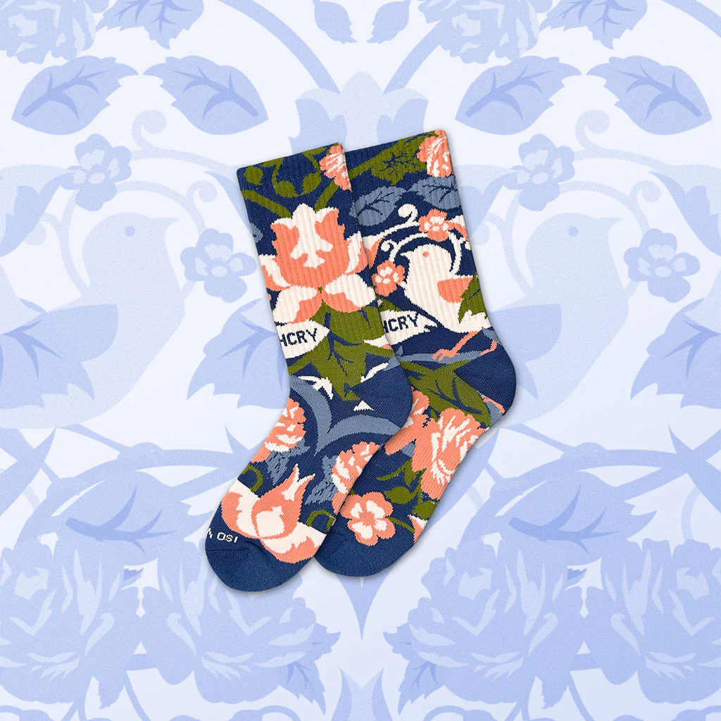Floral  –  Faded Blue - Image 3