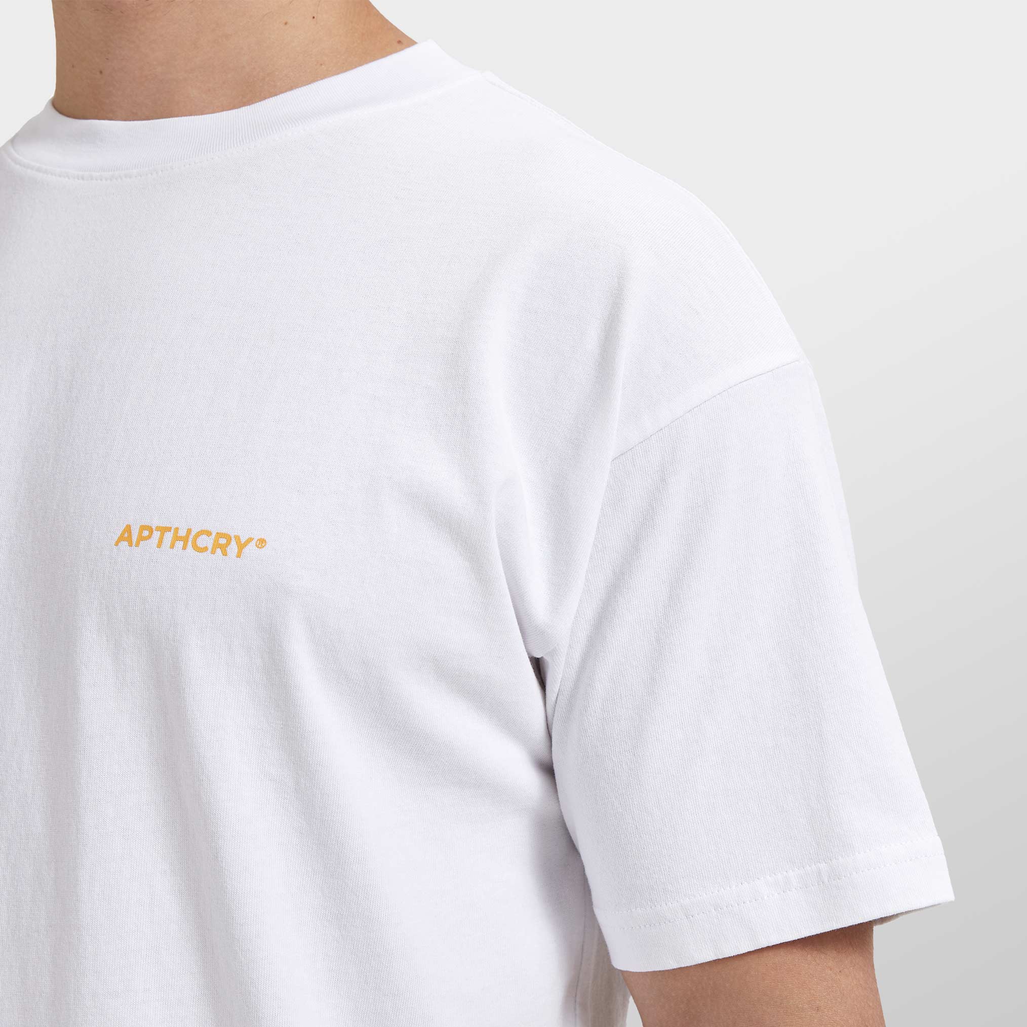 Micro Logo Tee - White - Image 3