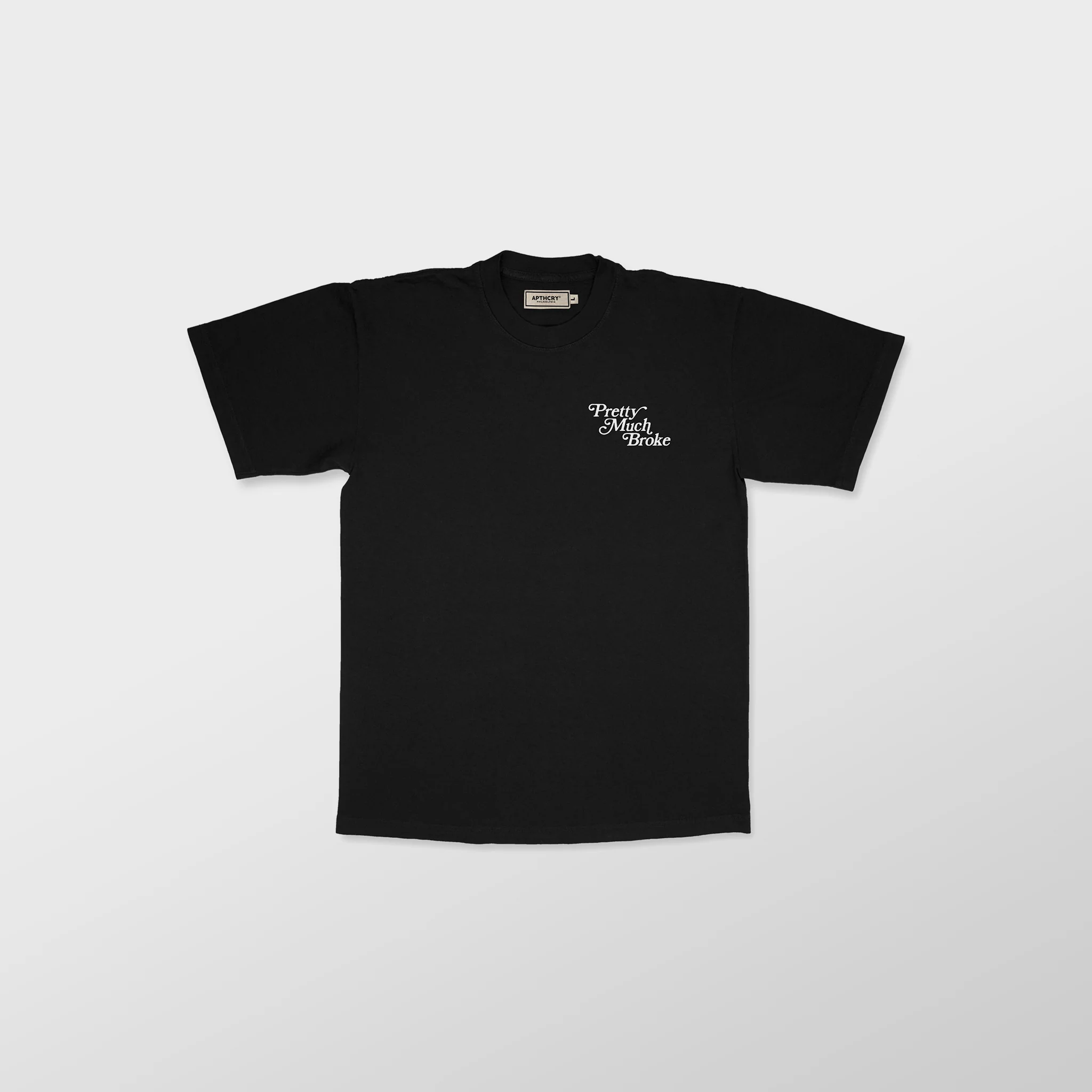 Pretty Much Broke® Puff Print Tee - Black - Image 3