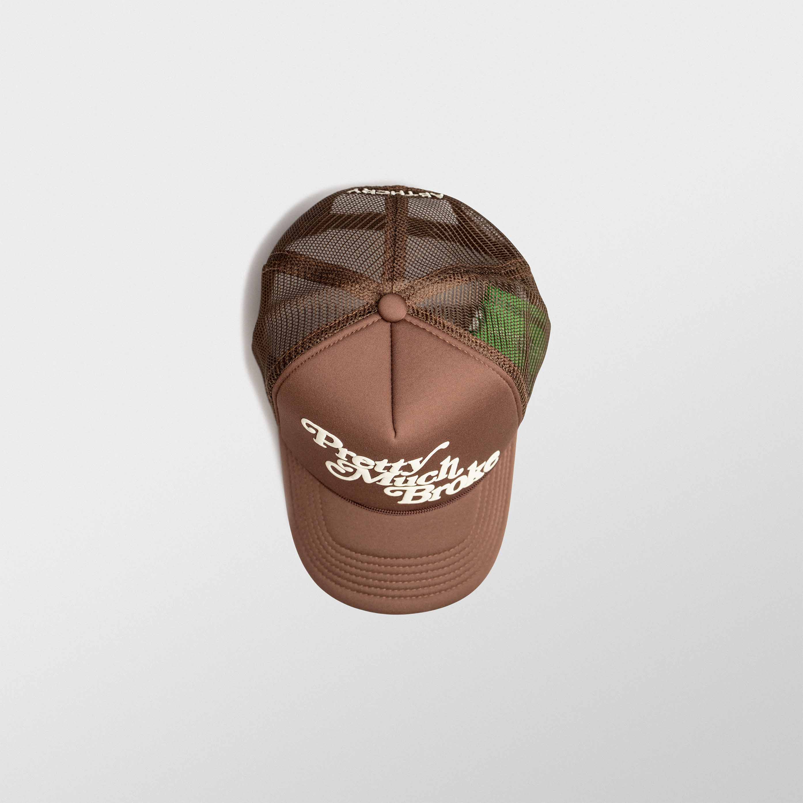 Pretty Much Broke™ Trucker Cap - Brown - Image 5