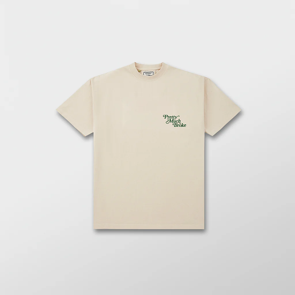 Pretty Much Broke® Puff Print Tee - Vintage White - Image 4
