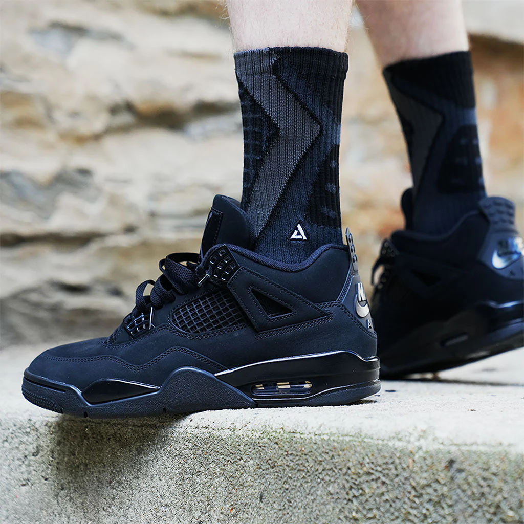 SNKR Socks - Black Cat IV - Image 3