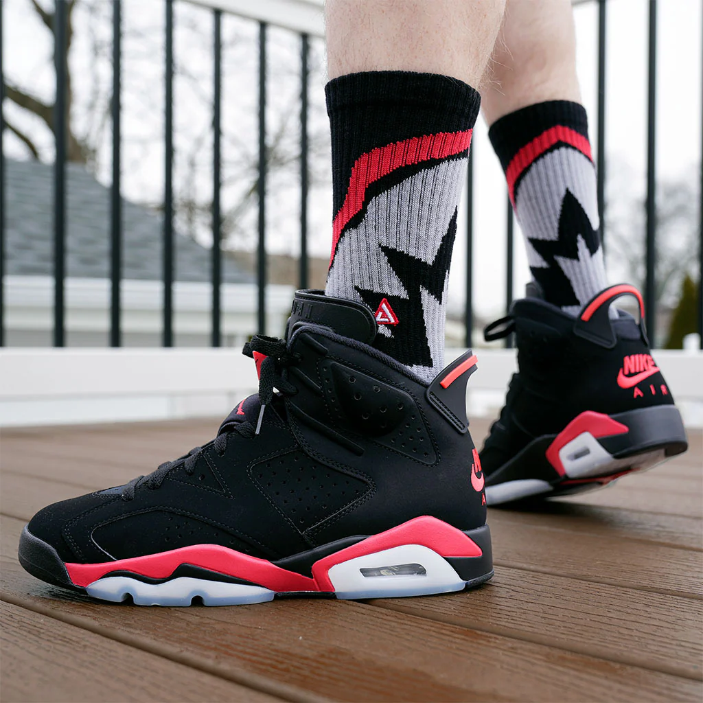 SNKR Socks - Infrared 6 - Image 3
