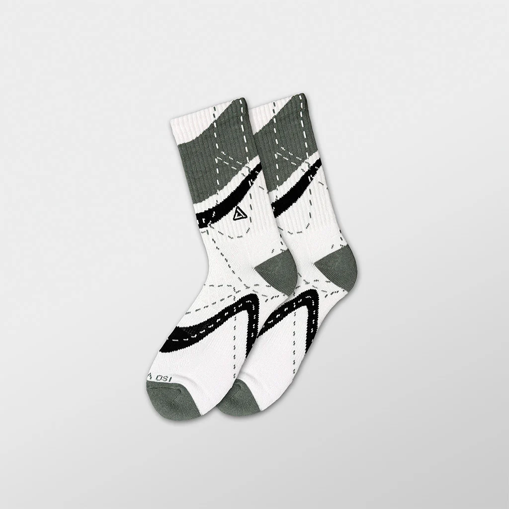 SNKR Socks - Olive 1 - Image 2